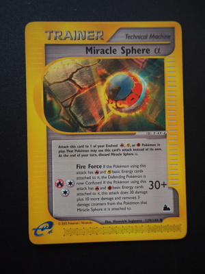 Pokemon kortti Miracle Sphere Alfa Skyridge Uncommon