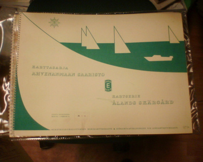 MERIKARTTA AHVENANMAAN SAARISTO ( 20.2.1981 ) Sis.pk:t