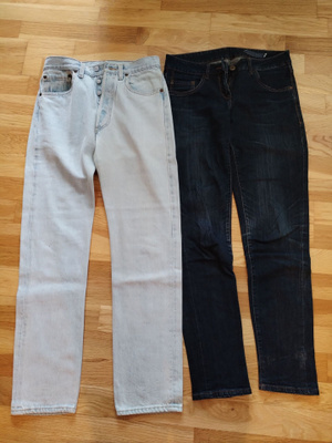 Levis 501 vaaleansin farkut 31/30+ Blue Motions farkut 38
