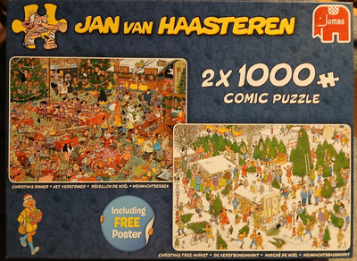 Palapeli 2 x 1000 palaa Jan Van Haasteren