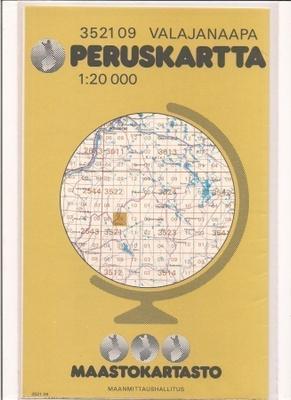 Peruskartta 1:20 000 Valajanaapa