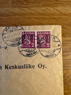 2 torvinen Rova kuori 1934