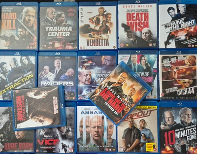 BRUCE WILLIS 17 KPL -Blu-Ray