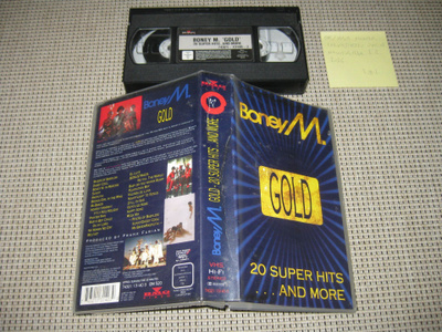 BoneyM Gold-VHS (1993, BMG Video)