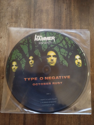 Type o negative - October rust Tupla  kuvalevy RARE