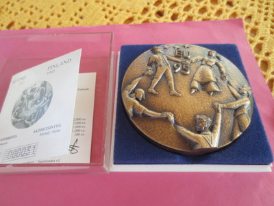 Muistomitali Suomi EU, 1995