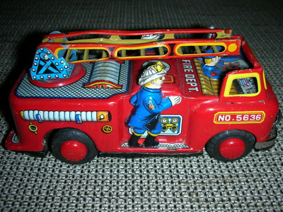 Vintage peltiauto paloauto Japan