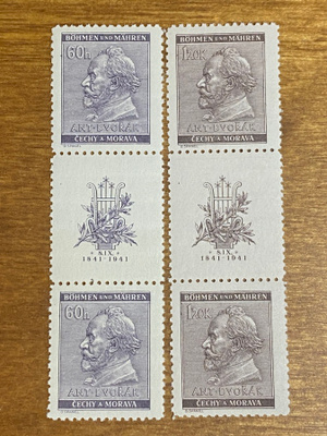 SAKSA BÖHMEN MÄHREN ANTONIN DVORAKIN SYNTYMÄSTÄ 100 VUOTTA**