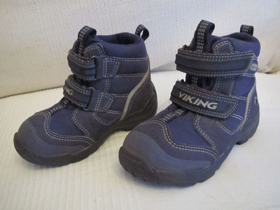 VIKING GORE-TEX talvikengät, koko 25, tumma luumu, siistit