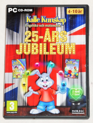 Kalle Kunskap ENGELSKA OCH MATEMATIK 4-10 år 25-års jubileum