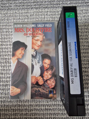 Mrs. Doubtfire - Isä Sisäkkönä (Robin Williams) VHS