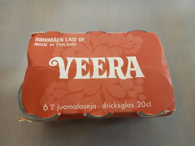Riihimäen lasi: Veera juomalasit 6 kpl