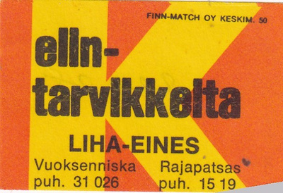 Vuoksenniska, Rajapoatsas  Liha- Eines    5/14