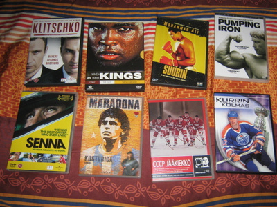 DVD Elokuvia : Musiikki ja urheilu aiheet