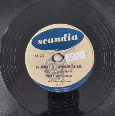 Savikiekko 1957 - Brita Koivunen - Scandia KS278
