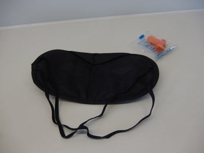 Silmäsuoja ja korvatulpat, Sleeping set UUSI