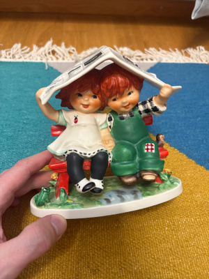 Vintage Goebel Red Heads "Let it Rain" Byj 51 1967 patsas