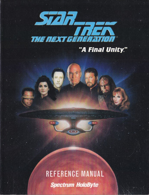 Star Trek TNG "A Final Unity" Reference Manual (1995)