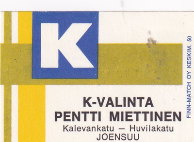 Joensuu, K - Valinta Pentti Miettinen 3/4