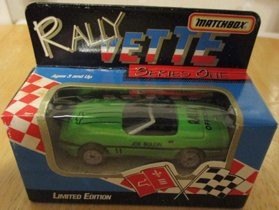 Chevrolet Corvette Convertible Green 1992 Rally Vette 1:60