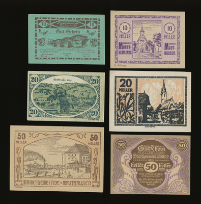 Itävalta Notgeld 6 kpl, erä 26