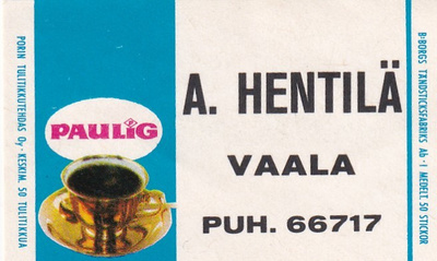Vaala, A. Hentilä  , Paulig   6/13