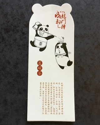 2 pandaa kirjanmerkki