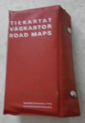 GT - Suomen tiekartat -taittokansio, sis. 7 karttaa