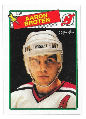 1988-89 OPC #138 Aaron Broten New Jersey Devils