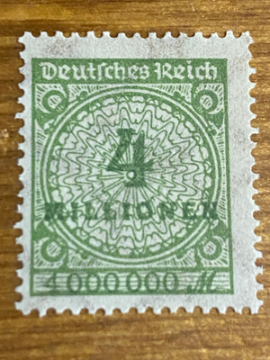 SAKSA REICH 1923 YLEISMERKKI**