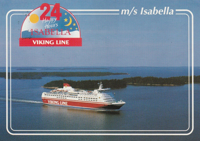 LAIVAKORTTI - M/S ISABELLA - 11