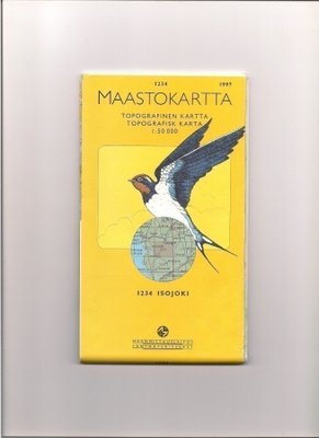 Maastokartta 1:50 000 Isojoki