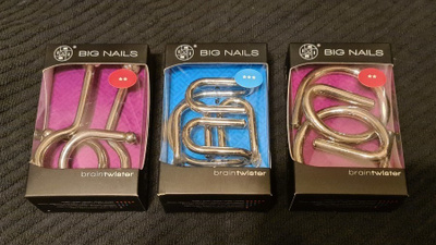 BIG NAILS # 3 Erilaista lankapuzzlea