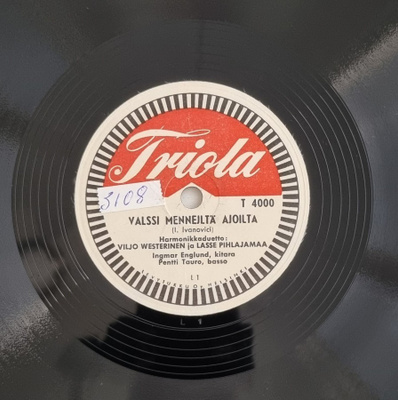 Savikiekko 1950 Viljo Vesterinen / Pihlajamaa Triola T 4000
