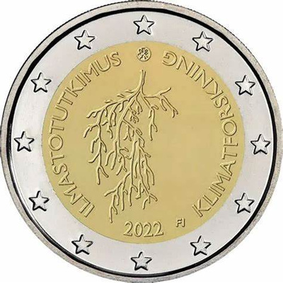 SUOMI ERIKOISEURO 2 EUROA 2022 (ILMASTOTUTKIMUS) 