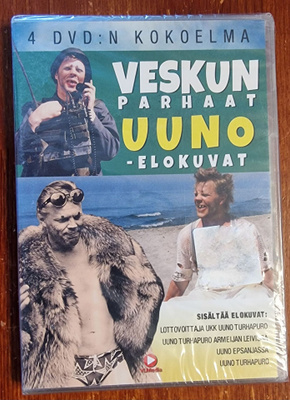 VESKUN parhaat UUNO elokuvat (4 disc) - dvd boxi