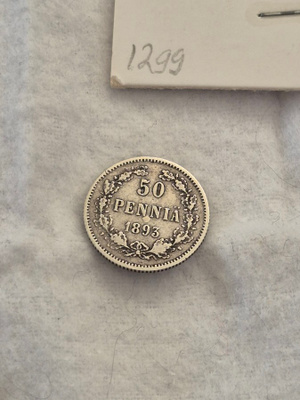50 penniä 1893, Suomi