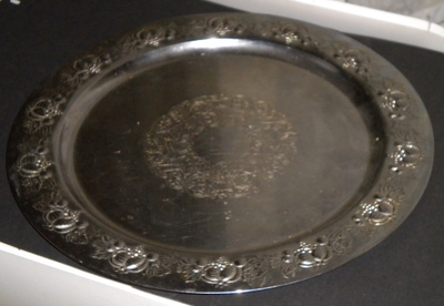 Tarjoilulautanen - Mitab Ruotsi Chrome plated (60-70 luku)