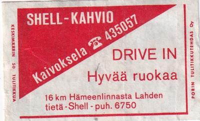 Kaivoksela, SHELL - Kahvio   4/15