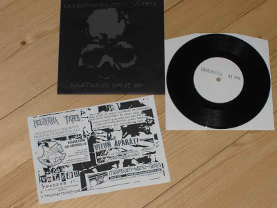 SIVIILIMURHA / ULCERRHOEA **saatanan split** 21-biisin EP