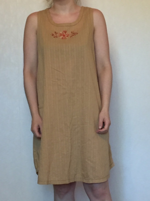 Gudrun Sjödén beige mekko M