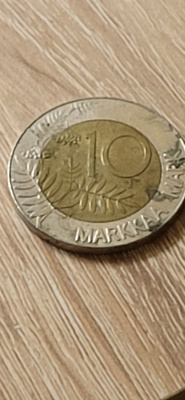 10 Markkaa Mark Suomi Finland 1993 kolikko