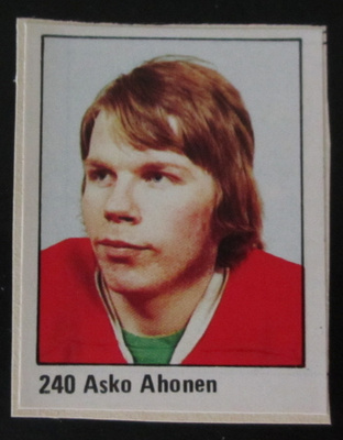 240. Asko Ahonen Ässät Williams Jääkiekko 1973-74