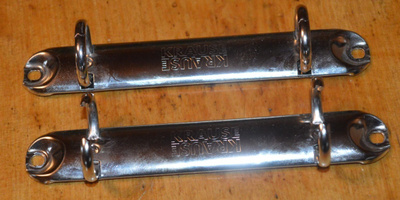 2kpl metallinen kansiomekanismi 20mm