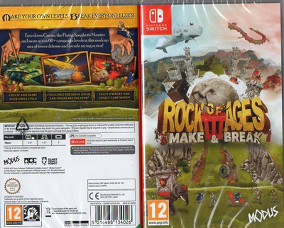 rock of ages 3 make & break (82 048) UUSI NIN.SWITCH