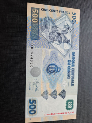 Congo 500 Francs 2022