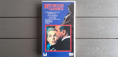 VHS: Vertigo / Punainen Kyynel (O: Alfred Hitchcock 1958)