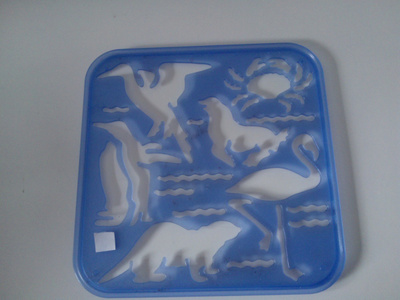 TUPPERWARE Piirrustuslevy : rapu flamingo hylje
