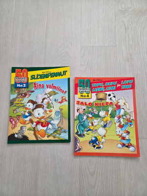 2 x Walt Disney sarjakuvalehtiä Tupu, Hupu ja Lupu