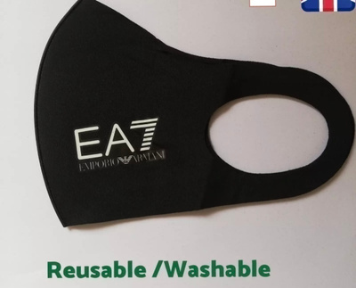 EA7 Face Mask  Washable & Breathable kasvomaski